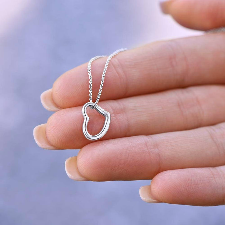 Delicate Heart Necklace For Daughter (No MC)